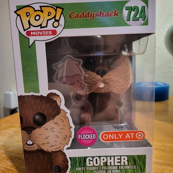 Caddyshack Gopher Flocked Target Exclusive Funko Pop - Picture 1 of 7